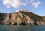 ホテル浦島山上館と洞窟