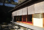 掛川城二の丸茶室の庭。将棋の対戦などにも用いられる。無料で散策。