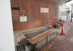 鳴子駅前の足湯