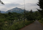 羊山公園、見晴らしの丘からの光景。武甲山が見える。