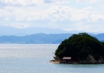 小豆島から見える弁天島