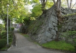 盛岡城跡に残る石垣です