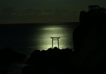 2021年１月29日、「月の道」と弁天島。