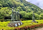 松下村塾門下生の銅像です