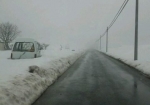 冬の城崎周辺道路