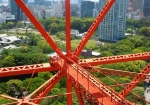 階段からの景色／東京タワー