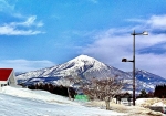 冬の磐梯山です。思わず寄りました！