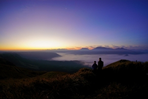 二人で記念撮影