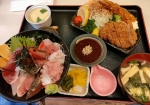 海鮮丼とヒレカツ・エビフライミックス定食(1,880円)