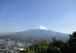 カチカチ山から見える富士山