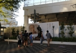 東村山駅前の新名所、志村けんさんの像