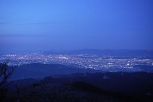 福岡の方の夜景