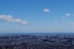 12階からの眺め、仙台市街地