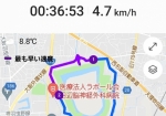 応神天皇陵と誉田丸山古墳を一周すると約３キロメートルになります