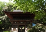 長いなが〜い階段を延々と登って行った先ある、茨城県指定文化財の仁王門。