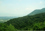 上ノ山公園内の展望台からの眺め