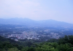上ノ山公園内の展望台からの眺め