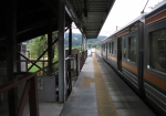 吾妻線の最新駅、小野上温泉駅。