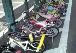 小さい子供用の自転車も充実。