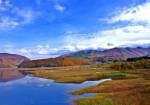 秋の錦秋湖