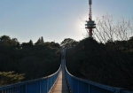 つり橋と宇都宮タワー