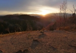 男衾自然公園で一番夕日が美しい場所は堂ノ入山の山頂だ