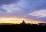 少し落ち着いてきた空と姫路城です。