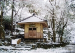 冬の芭蕉堂　©山中温泉観光協会